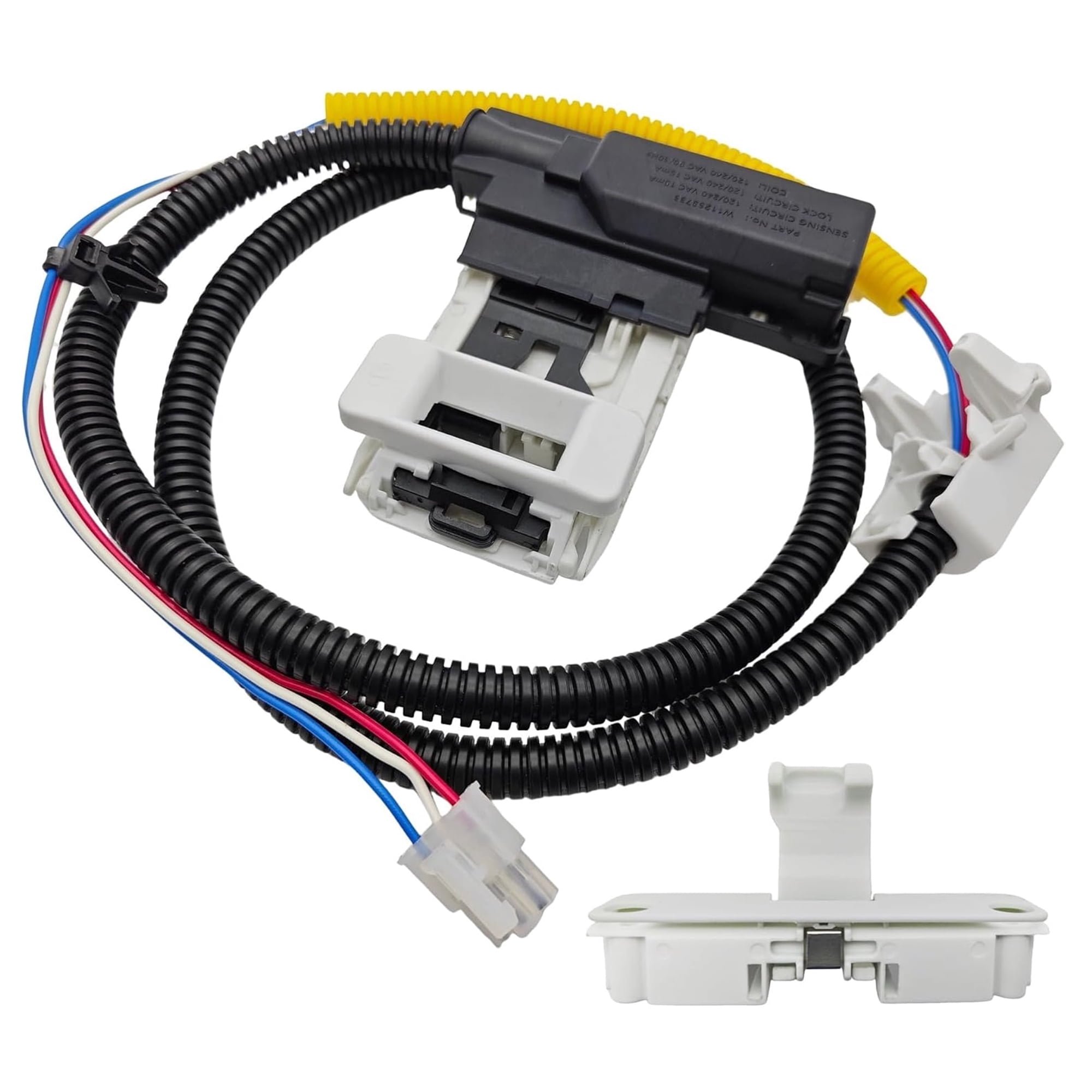 W11307244 W10682535 Washer Lid Lock and Lid Strike w10837741, Fit for Amana Kenmore Maytag Whirlpool Washer, Replace w11253733 w10838613, Accessories for Whirlpool Lid Lock Replacement