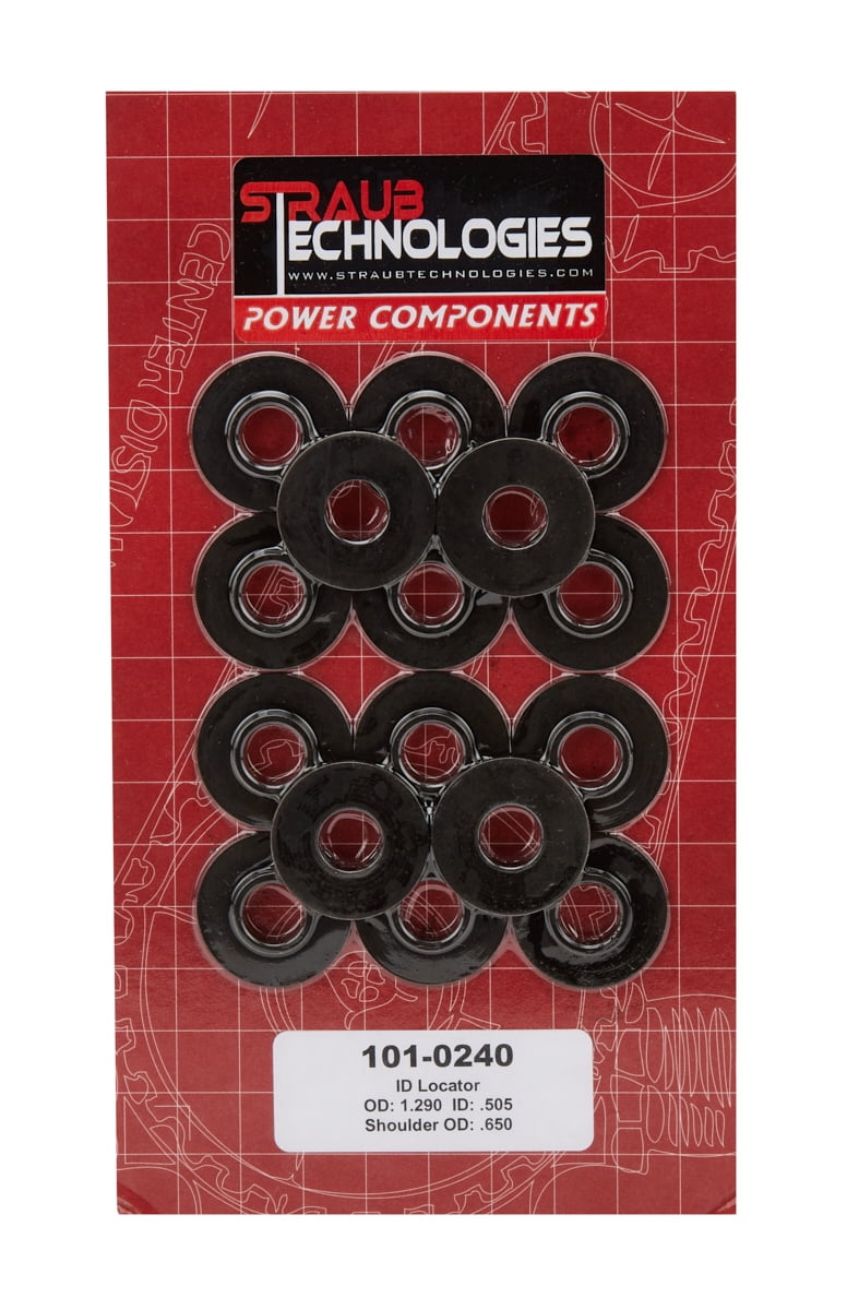 Straub Technologies 1.300 Valve Spring Locators .505 ID 16pk Straub Technologies 1.300 Valve Spring Locators .505 ID 16pk