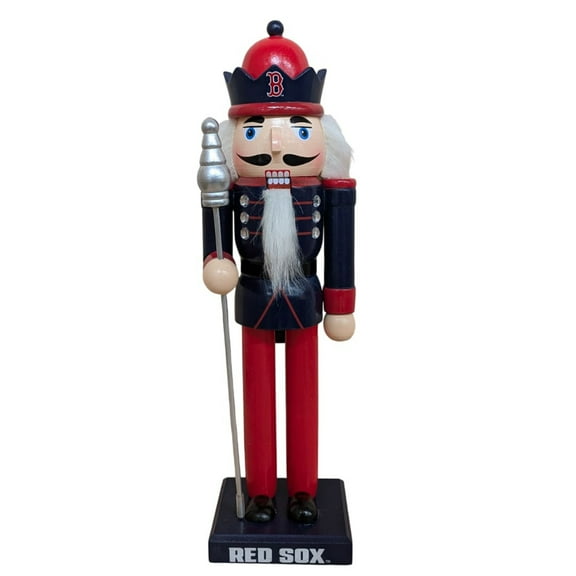 Boston Red Sox 12" Wooden Nutcracker Statue
