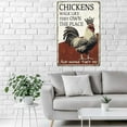 thumbnail image 6 of Metal Tin Sign Fried Chicken Vintage Metal Sign For Home Outdoor Indoor Office Bar Yard Decor 8x12 Inch, 6 of 6