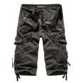 thumbnail image 1 of DPTALR Men's Plus Size Cargo Shorts Multi-Pockets Relaxed Summer Beach Shorts Pants, 1 of 3