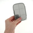 thumbnail image 5 of Unique Bargains 6 Grids Single Layer Pill Box 1Pc Gray, 5 of 6