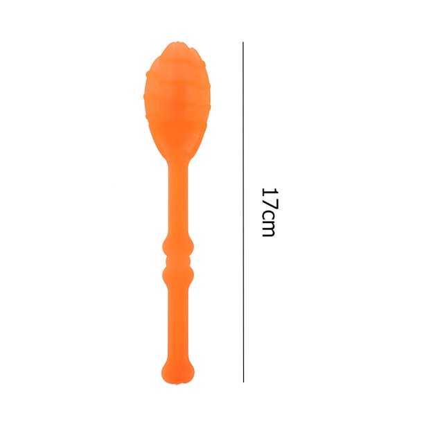 Juego de cubiertos creativos ecológicos para suministros de fiesta de vacaciones en casa (naranja) Ehuebsd Libre de BPA