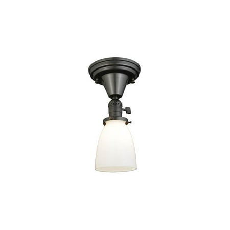 

Meyda 140345 5.25 in. Revival Chelsea Paddle Socket Flushmount X Opal White