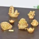 thumbnail image 3 of 1:12 Casa de muñecas en miniatura, lingote de oro de la antigua China, moneda de cobre, modelo de muñecas, accesorios, mini juguetes para niños, regalo educativo, 3 of 6