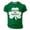 Green, variant on IWRICH St. Patrick's Day Short Sleeve T Shirts for Men Slim Fit Clover Printed Tees Casual Holiday Shamrock Tops Orange XL