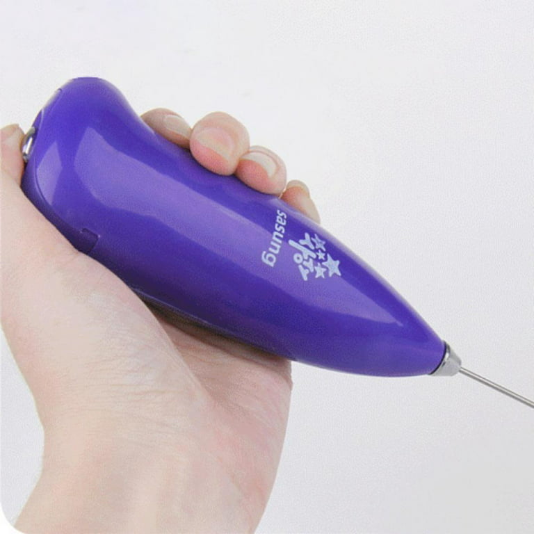 4 Colors Mini Electric Hand-Held Whisk Mixer,Portable Electric Egg