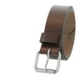 thumbnail image 2 of 1-1/2 in. US Steer Hide Harness Leather Men's Belt w/ Antq. Nickel Roller Buckle, 2 of 2