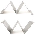 thumbnail image 2 of Holder Set of 4 Packs Stainless Steel Holders Stand Tray Shell Holders - Each Rack Holds Up to 2 Tacos - Oven, Grill & Dishwa Safe, 2 of 5