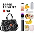thumbnail image 2 of Lunch Bag for Women, Insulated Lunch Box for Work, Large Leakproof Cooler Purse with Side Pockets, 2 of 6