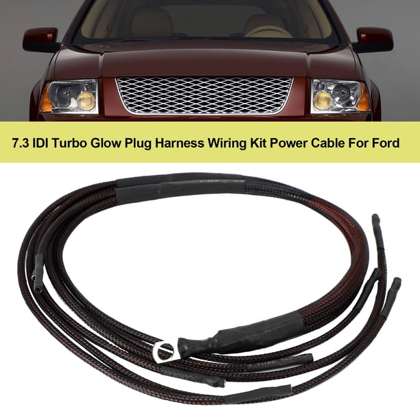 Kit de cableado de arnés de bujías incandescentes Turbo 7,3 IDI, Cable de alimentación para Ford