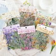 thumbnail image 2 of 40 Pcs Fleurs Simulées Autocollants de Scrapbooking Pack Série Plantes Décalcomanies Transparentes Collection pour, 2 of 7