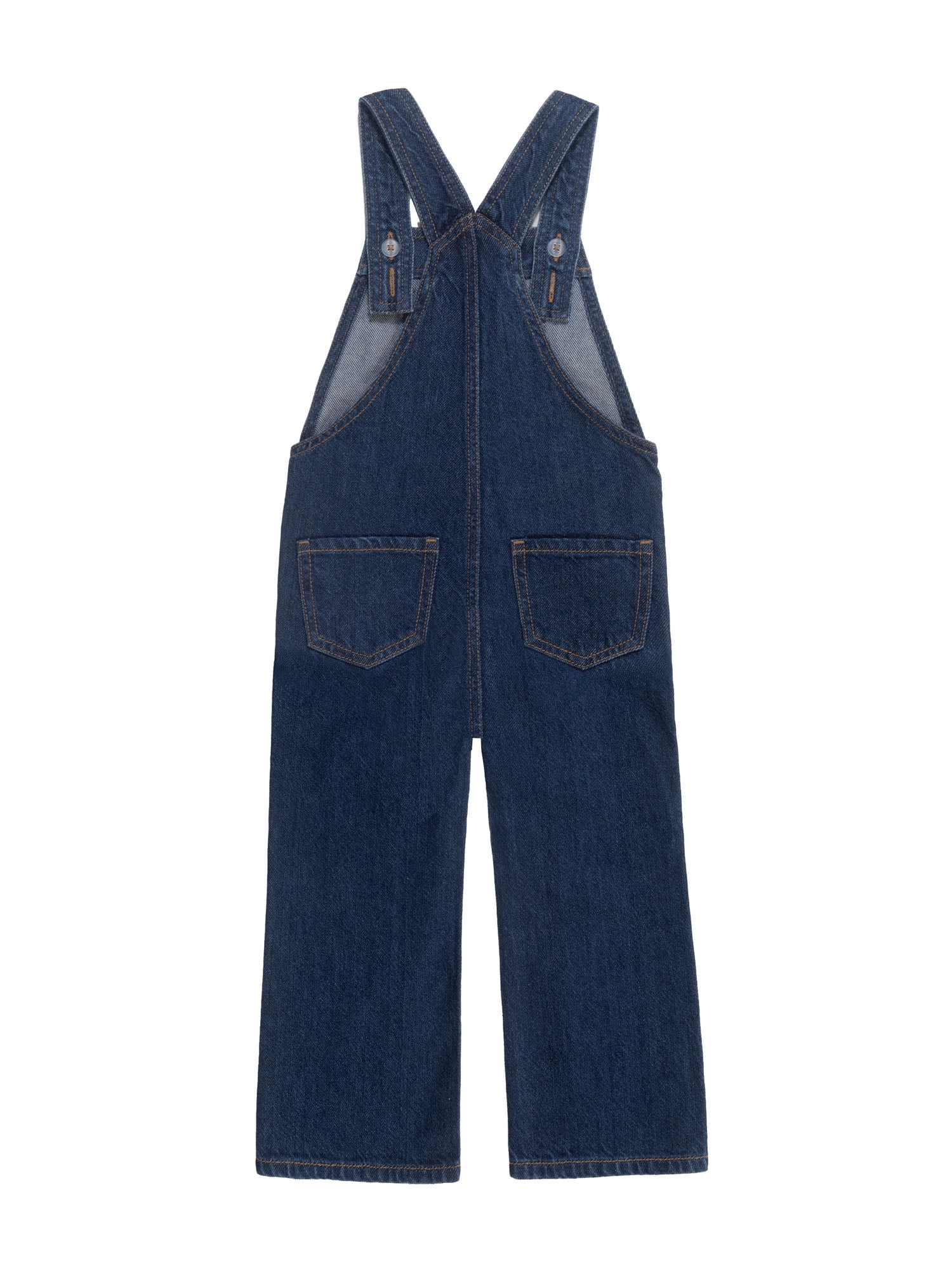 Wonder Nation Toddler Girl Denim Overall, Sizes 12M-5T