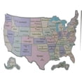 thumbnail image 7 of USA Map Capitals Map World Map Solar System Learning Education Package, 7 of 7