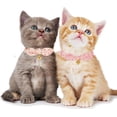 thumbnail image 3 of Xekoro 2Pack Breakaway Cat Collar, Soft Cotton Kitten Cat Collars with Cute Bow Tie for Male Female Kitty Kitten, Ideal for Girl Cats Boy Male Cats, 3 of 7