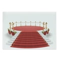 thumbnail image 1 of Theatre Cutting Board, Simplistic Design Round Stage with Stairs Concert on Plain Background Print, Decorative Tempered Glass Cutting and Serving Board, in 3 Sizes, by Ambesonne, 1 of 2