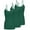 True Hunter Green, variant on ACTIVE UNIFORMS Women's Camisole Cotton Stretch Undershirt with Adjustable Strap Tank Top Multi-Pack of 3 (White, X-Small)