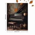thumbnail image 3 of UXIEQU Vintage Grand Piano Canvas Wall Art Print 15.75x11.81 Inches, 3 of 8