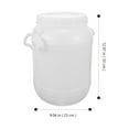 thumbnail image 2 of UPGRATOR Stackable Recycle Bins Kitchen Compost Bin with Lid White Portable Handle Strong Material, 2 of 7