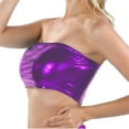 thumbnail image 4 of Sngxgn Womens Tank Top Camisole Spaghetti Strap Tops Basic Crew Neck Back Camis(Purple,L), 4 of 5