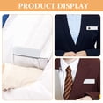 thumbnail image 3 of AURARMLET 3Pcs White DIY Name Tags with Pins Printable Wear Resistant Badges for Worker Identification, 3 of 8