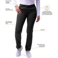 thumbnail image 3 of Adar Pro Scrubs For Women - Skinny Leg Yoga Scrub Pants, 3 of 7