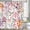 Multicolor1, variant on Vintage Floral Butterfly Shower Curtain, Flower Black Shower Curtains for Bathroom,Retro Pretty Floral Bath Curtain Bathroom Decor, 72x72in