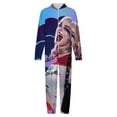 thumbnail image 4 of Wp12859476-harley-quinn-4k-mobile-wallpapers Hooded Union Suit Pajama Onesie Blanket Sleeper, 4 of 7