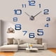 thumbnail image 2 of Reloj de pared decorativo DIY, de espejo 3D, batería extraíble Operate_Blue Gloria Reloj de pared moderno de bricolaje, 2 of 6