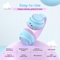 thumbnail image 4 of Auriculares TONOSHARK con cancelación activa de ruido para niños, color morado, 4 of 8