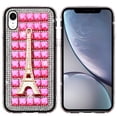thumbnail image 2 of GSA Eiffel Tower Bling Diamond Faux Crystal For iPhone XR (6.1") Hot Pink, 2 of 4