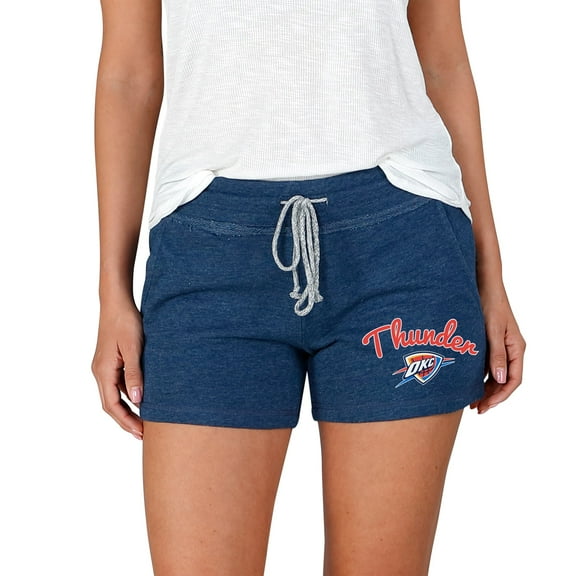 Women's Concepts Sport Navy Oklahoma City Thunder Mainstream Terry Shorts