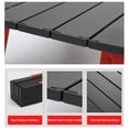 thumbnail image 2 of Mini Table Pliante pour Camping, Tente, Lit, Bureau d'Ordinateur pour Tente (Noir), 2 of 9