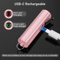 thumbnail image 6 of Rechargeable EDC Flashlight, Mini  Flash Light with 3 Lighting Modes, Memory Function, , Compact and Portable Pocket Light for Everyday Carry, ,Camping-, 6 of 6