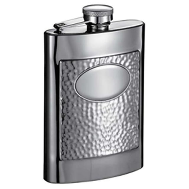 Visol VF6023 PT Golfer 6 oz Mirrored and Textured Flask