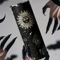 thumbnail image 5 of Goth Moon Tumbler with Lid and Straw, Sun and Moon Cup Gothic Coffee Travel Mug,20 Oz Witch Tumbler Cup,Witchy Gifts for Women Goth Decor Halloween Decor Witch Stuff for Women, 5 of 6