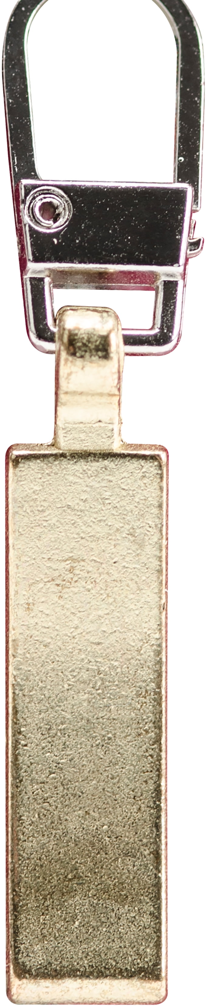 (2 pack) Coats & Clark Zipper Pulls, Metal, Gold Flat Wave