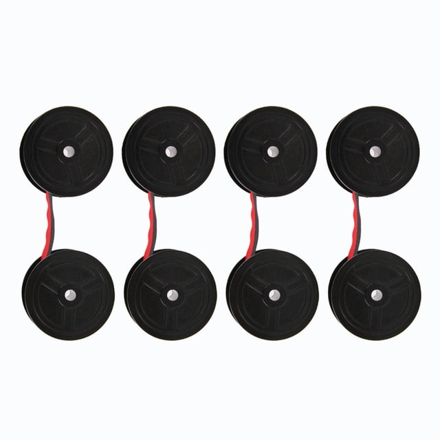 Typewriter Ribbon, Calculator Ribbon 4PCS Twin Spool Multifunctional 1.37in Spool Diameter Broad Compatibility for Ofiice