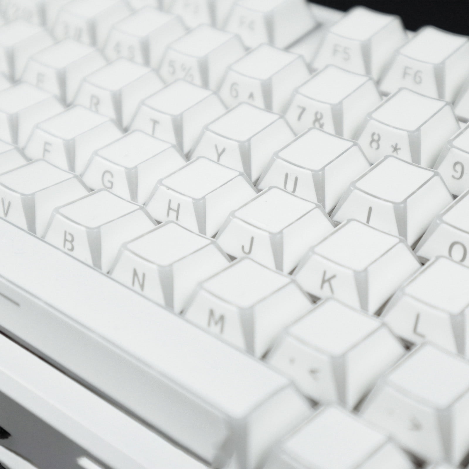 136 Key Mechanical Keyboard Keycaps With Side Printed Characters And 12 Glowing Lines For Optimaled Illuminating