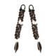 thumbnail image 4 of Extensión de cola de caballo trenzada larga para mujer con estilo Marron oscuro, 4 of 6
