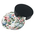 Floral wallpaper design coasters 6piece set, ceramic cup holder