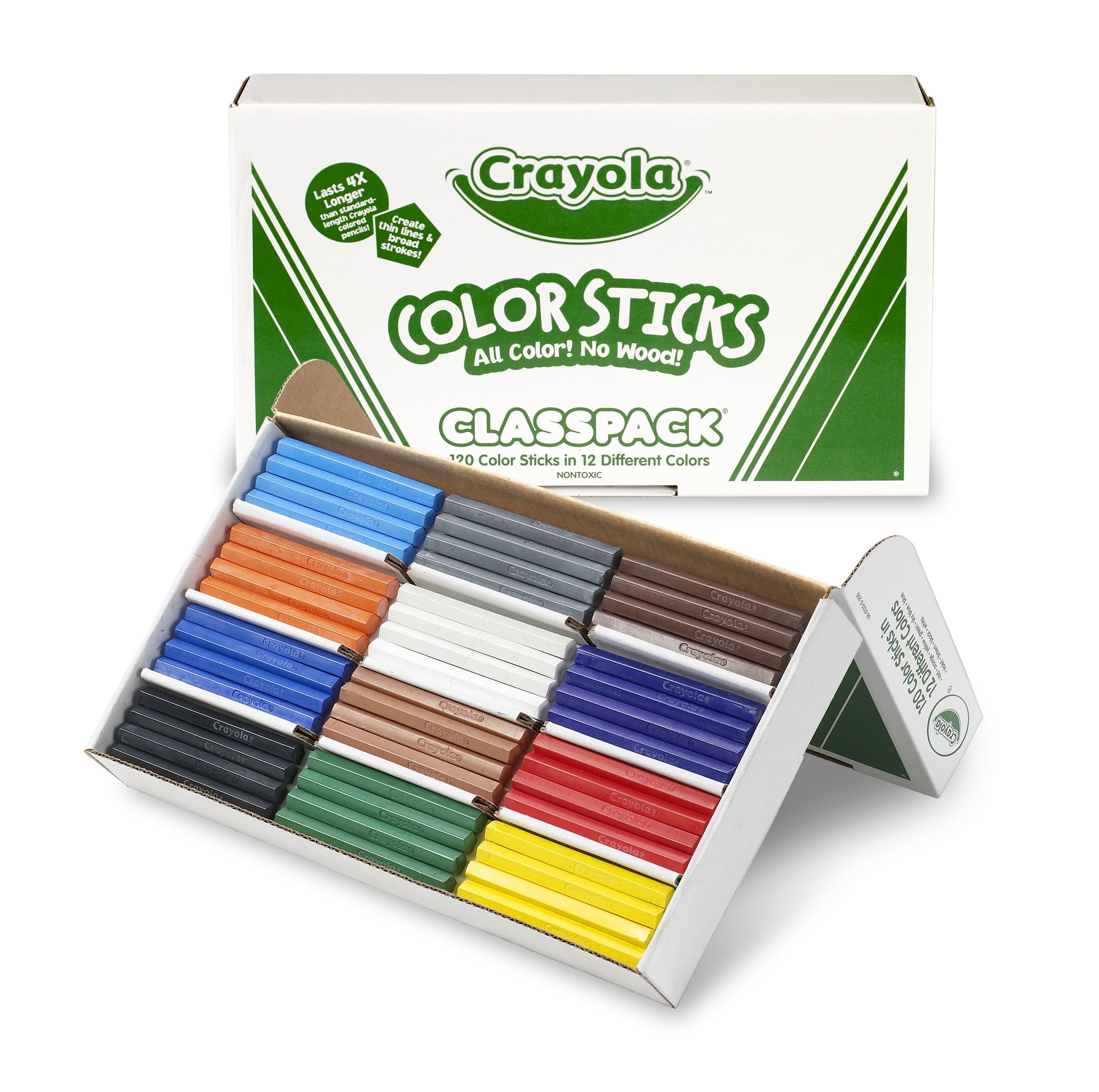 School Colour Pencils (Class Set - 24 x 12 Colours in Wooden Tray) - Learn  Play Nexus