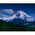 thumbnail image 2 of Leahy, Ike 31x26 Black Ornate Wood Framed with Double Matting Museum Art Print Titled - Mt. Hood XII, 2 of 4