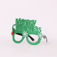 thumbnail image 1 of 2024 Decoración navideña Gafas verdes de Navidad con copo de nieve Regalos de Navidad para niños adultos, 1 of 4
