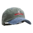 thumbnail image 5 of Bird Hunting Embroidered Pigment Dyed Wash Caps - Olive Navy OSFM, 5 of 5