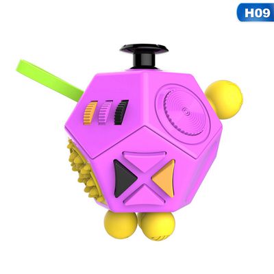 Shiyao 12 Sides Cube Anxiety Stress Relieves Anti Anxiety And Depression Spinner Toys Attention For Children And Adults Walmart Com Walmart Com