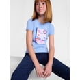 thumbnail image 4 of Wonder Nation Girls Embellished Graphic Tee with Short Sleeves, Sizes 4-18 & Plus, 4 of 4