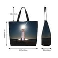 thumbnail image 5 of Yiaed Peggy's Cove Lighthouse Print Handbag for Women Tote Purse Shoulder Bag Large Fashion Hobo Purse Handbag Shopping Tote, 5 of 5