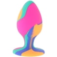 thumbnail image 1 of Cheeky Large Tie-Dye Butt Plug, 1 of 5