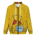 thumbnail image 4 of Unisex Winnie The Pooh Zip Up Hoodies 3D Printed Pullover Hooded Sweatshirt with Pocket for Mens Womens, 4 of 8